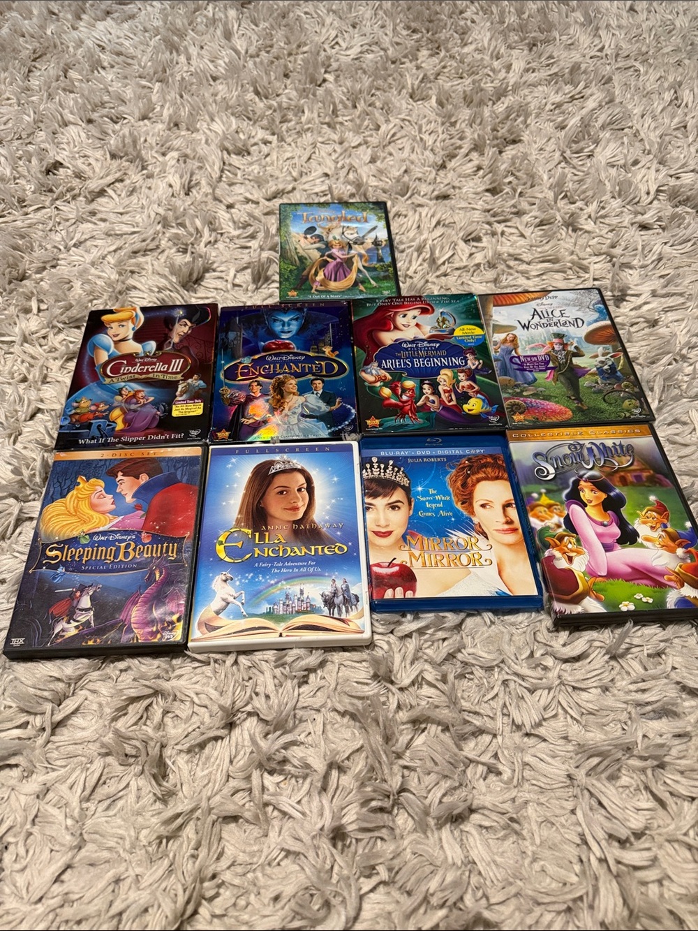 Disney & Fairytale Movie DVD Bundle